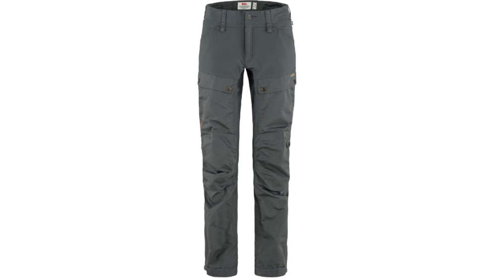 Fjallraven Keb Trekking Trousers - Womens, Long Inseam, Basalt, 44/Long, F86706-050-44/L