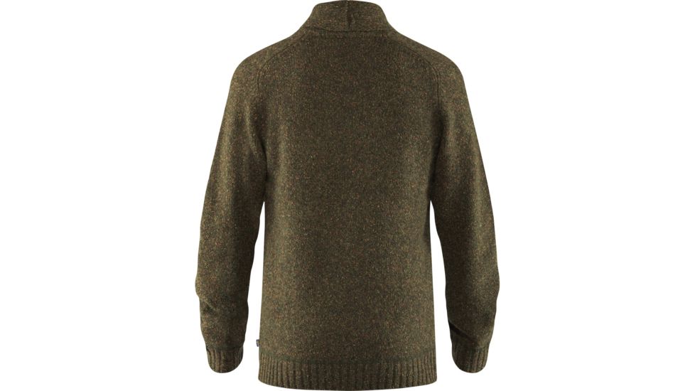Fjallraven Lada Sweater - Mens, Dark Olive, Small, F81346-633-S