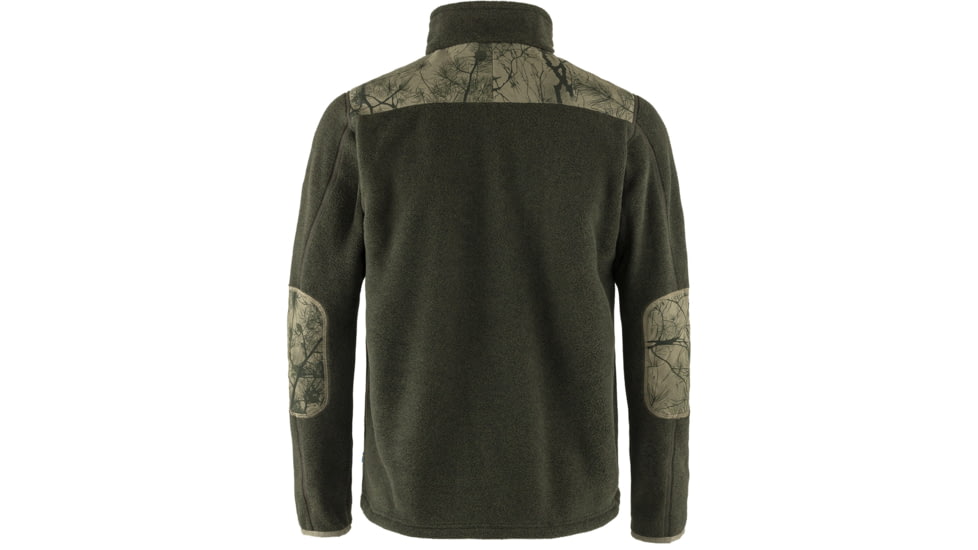 Fjallraven Lappland Fleece - Mens, Laurel Green-Green Camo, Small, F87325-625-626-S