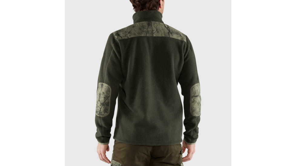 Fjallraven Lappland Fleece - Mens, Laurel Green-Green Camo, Small, F87325-625-626-S