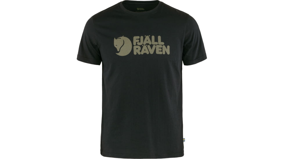 Fjallraven Logo T-Shirt - Mens, Black, Small, F87310-550-S