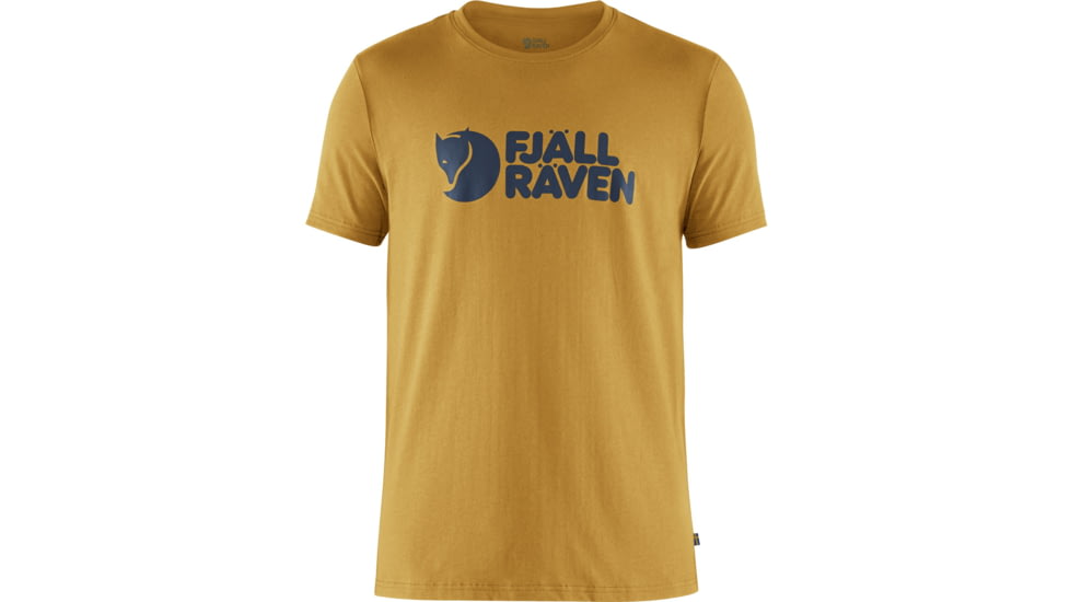 Fjallraven Logo T-Shirt - Mens, Ochre, 2XL, F87310-160-XXL