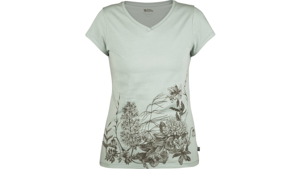 Fjallraven Meadow T-Shirt - Womens, 2XL, Ocean Mist, F89791-513-XXL