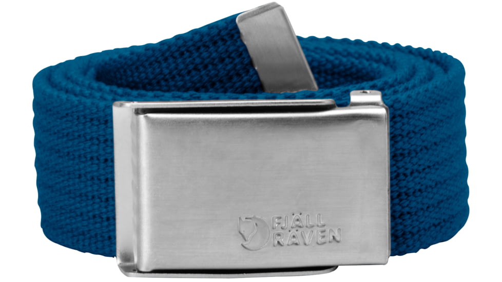 Fjallraven Merano Canvas Belt - Men's-Lake Blue