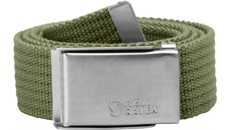 Fjallraven Merano Canvas Belt - Mens-Green
