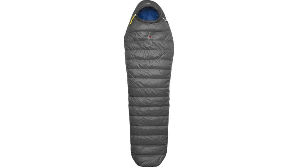 Fjallraven Move In Sleeping Bag-Dark Grey-Long-Left