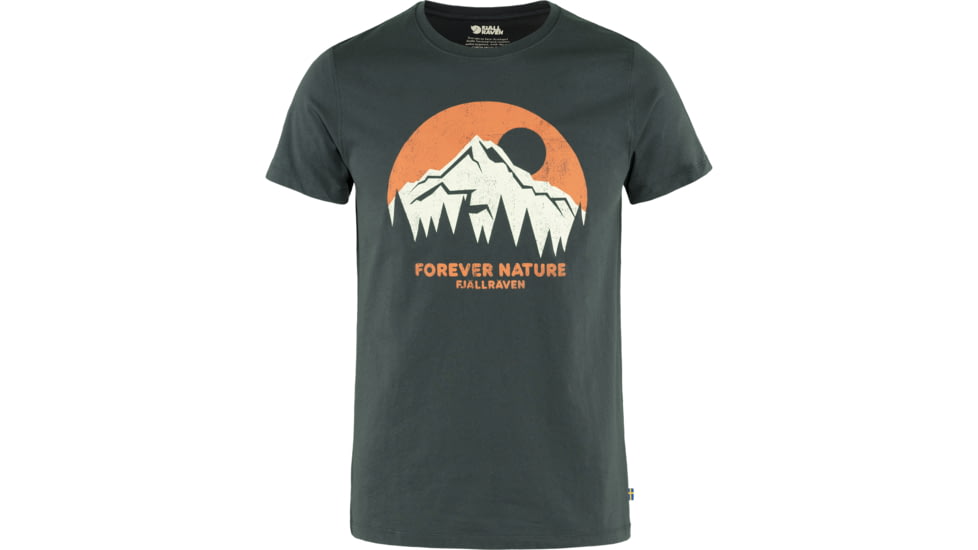 Fjallraven Nature T-Shirt - Mens, Dark Navy, Large, F87053-555-L