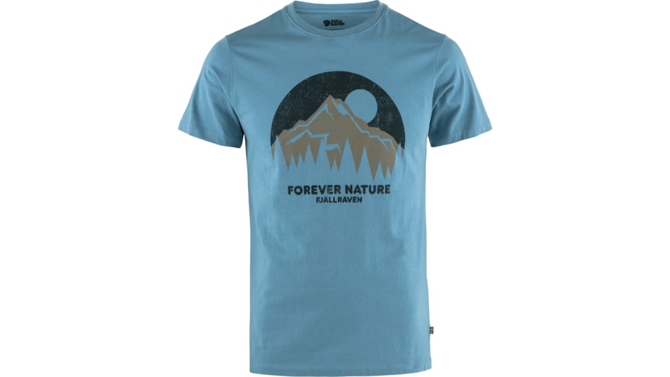 Fjallraven Nature T-Shirt - Mens, Dawn Blue, Large, F87053-543-L