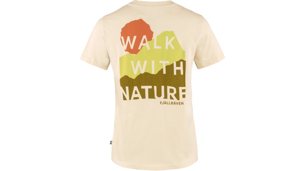 Fjallraven Nature T-shirt - Womens, Chalk White, Small, F84787-113-S