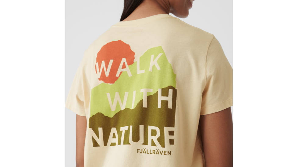 Fjallraven Nature T-shirt - Womens, Chalk White, Small, F84787-113-S