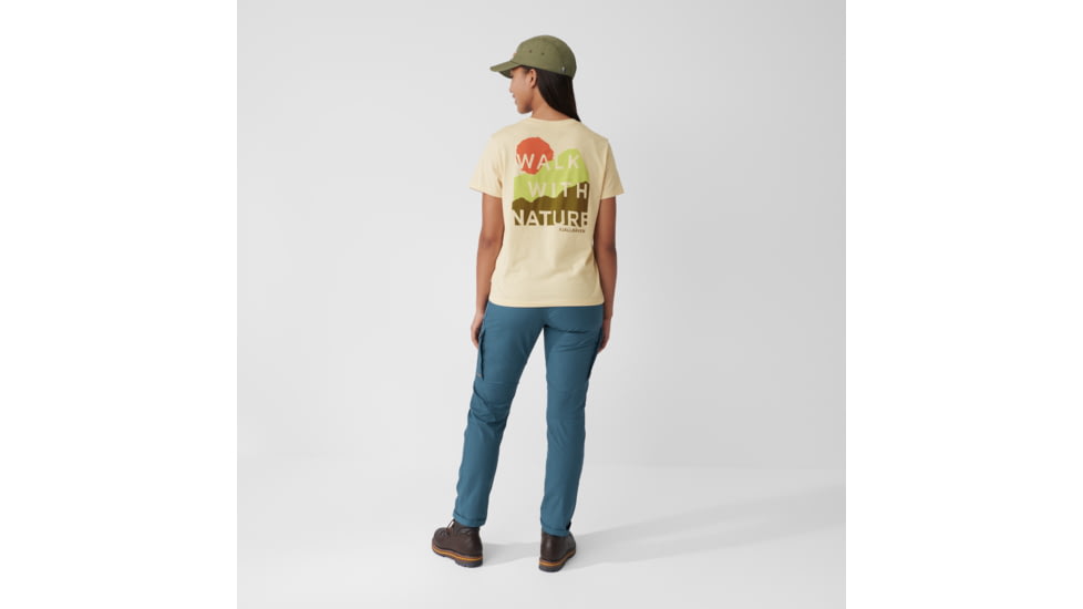 Fjallraven Nature T-shirt - Womens, Chalk White, Small, F84787-113-S