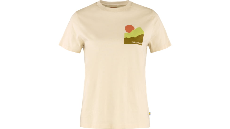 Fjallraven Nature T-shirt - Womens, Chalk White, Small, F84787-113-S