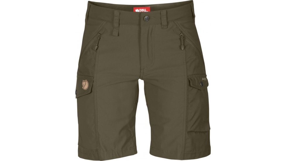 Fjallraven Nikka Shorts Womens, Dark Olive, 36 F89238-633-36