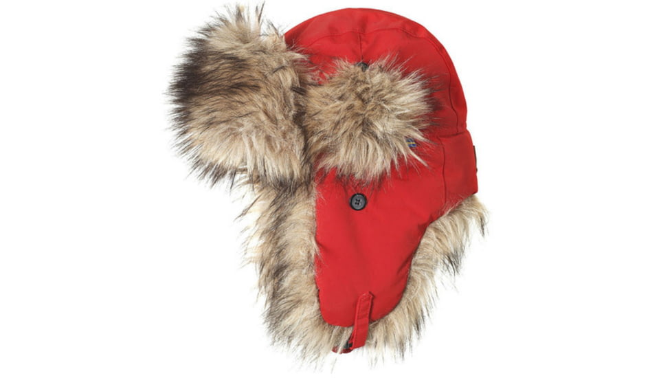 Fjallraven Nordic Heater Hat - Men's-Red-Small