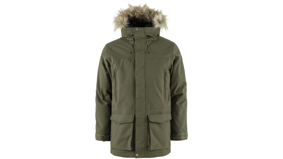 Fjallraven Nuuk Lite Parka - Mens, Laurel Green, Extra Large, F87158-625-XL