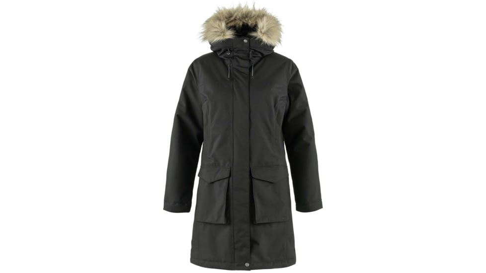 Fjallraven Nuuk Lite Parka - Womens, Black, Small, F87161-550-S