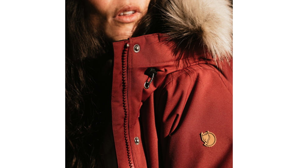 Fjallraven Nuuk Lite Parka - Womens, Bordeaux Red, Extra Small, F87161-347-XS