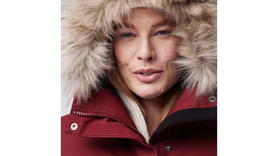 Fjallraven Nuuk Lite Parka - Womens, Bordeaux Red, Extra Small, F87161-347-XS