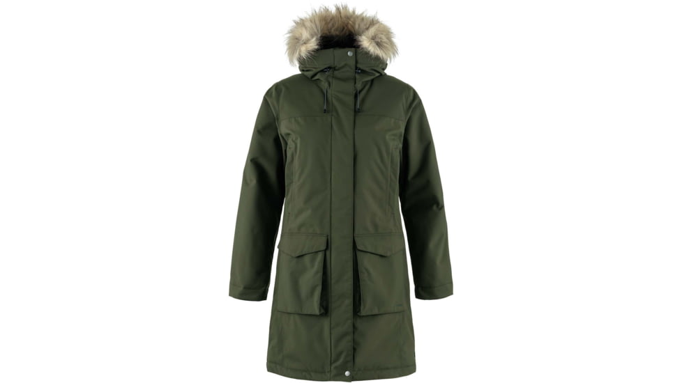 Fjallraven Nuuk Lite Parka - Womens, Deep Forest, 2XS, F87161-662-XXS