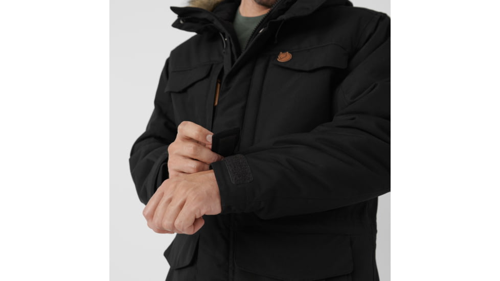 Fjallraven Nuuk Parka - Mens, Black, Large, F86668-550-L