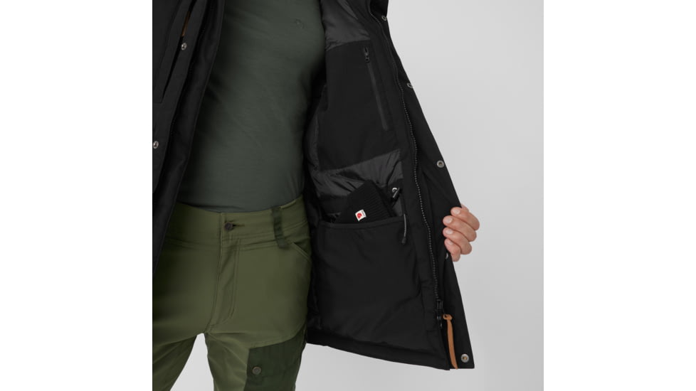 Fjallraven Nuuk Parka - Mens, Black, Large, F86668-550-L
