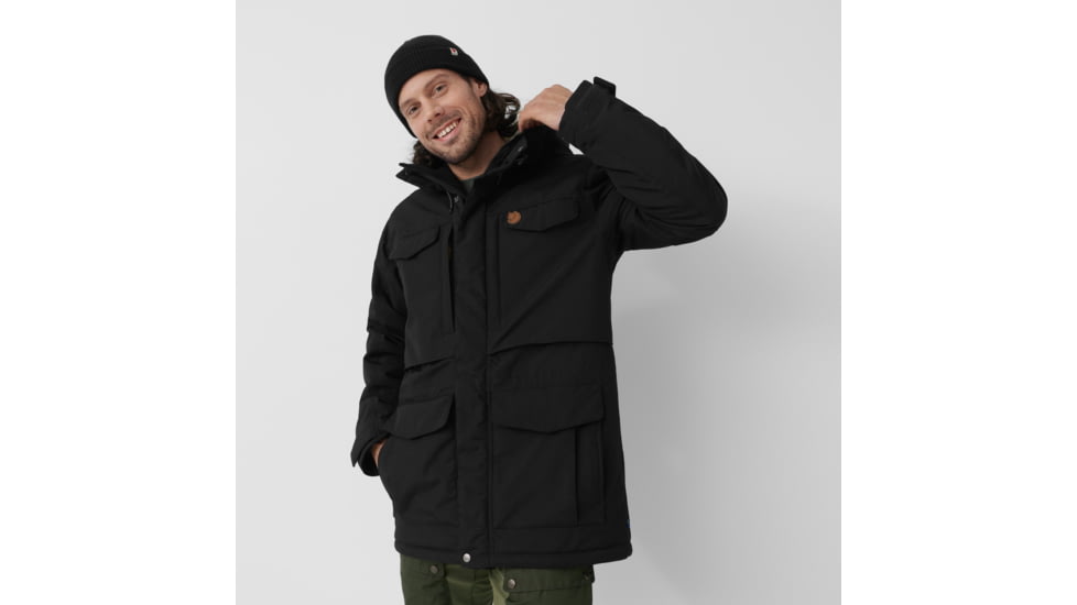 Fjallraven Nuuk Parka - Mens, Black, Large, F86668-550-L