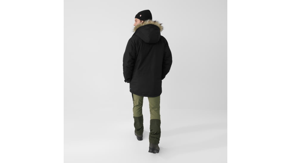 Fjallraven Nuuk Parka - Mens, Black, Large, F86668-550-L