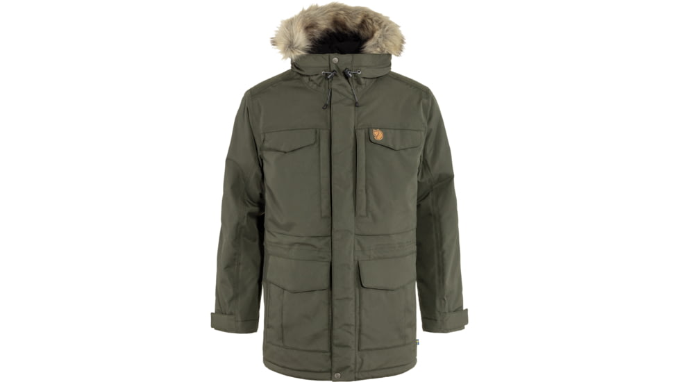 Fjallraven Nuuk Parka - Mens, Deep Forest, Large, F86668-662-L