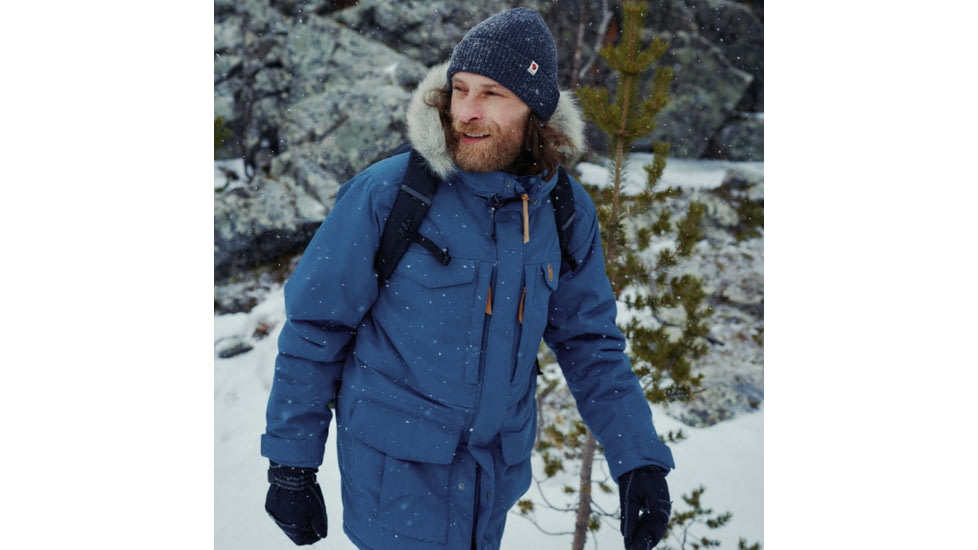 Fjallraven Nuuk Parka - Mens, Mountain Blue, Medium, F86668-570-M