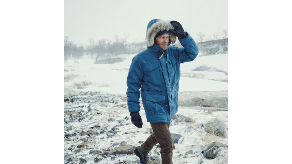 Fjallraven Nuuk Parka - Mens, Mountain Blue, Medium, F86668-570-M