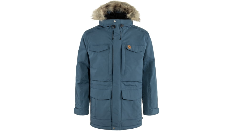 Fjallraven Nuuk Parka - Mens, Mountain Blue, Medium, F86668-570-M