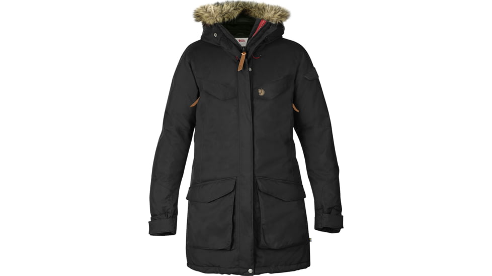 USED Fjallraven Nuuk Parka - Women's, Black, Large, FJR0048-Black, LARGE, EDEMO1