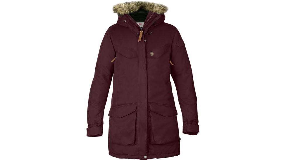 Fjallraven Nuuk Parka - Womens, Dark Garnet, X-Small, 325489