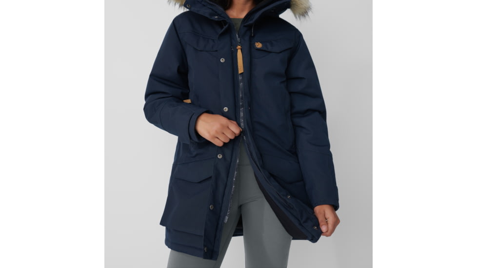 Fjallraven Nuuk Parka - Womens, Dark Navy, Medium, F86369-555-M