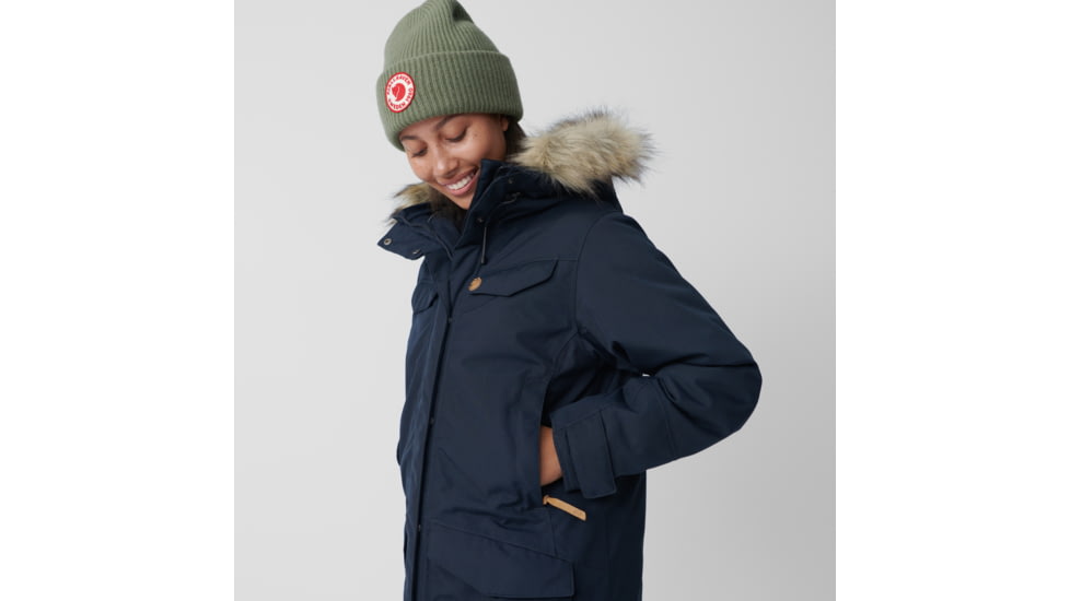 Fjallraven Nuuk Parka - Womens, Dark Navy, Medium, F86369-555-M