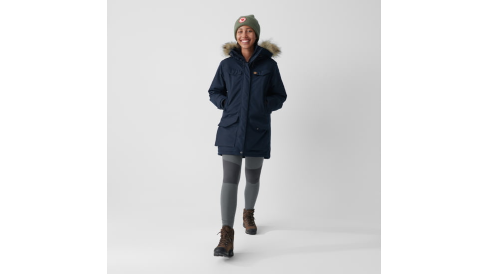 Fjallraven Nuuk Parka - Womens, Dark Navy, Medium, F86369-555-M