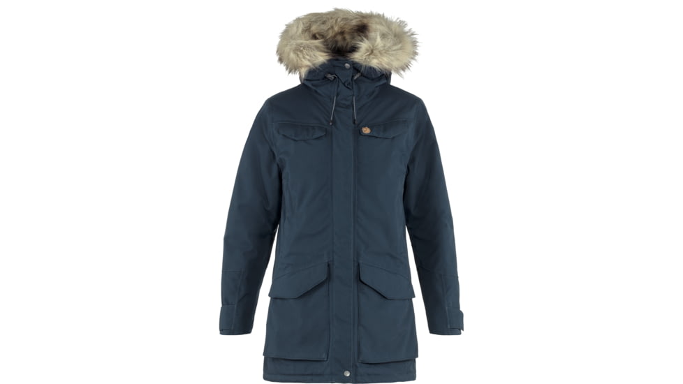 Fjallraven Nuuk Parka - Womens, Dark Navy, Medium, F86369-555-M