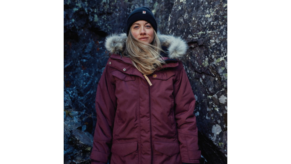 Fjallraven Nuuk Parka - Womens, Port, Small, F86369-357-S
