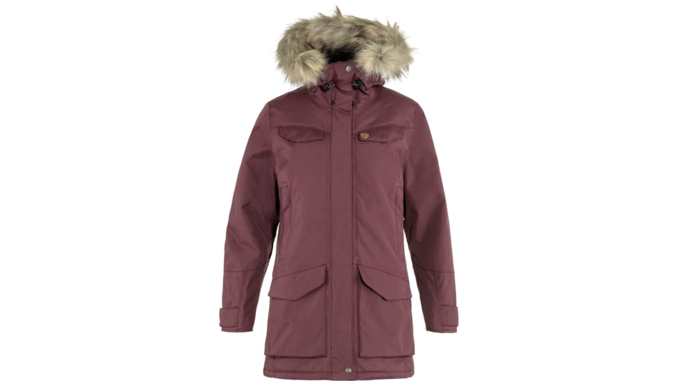 Fjallraven Nuuk Parka - Womens, Port, Small, F86369-357-S