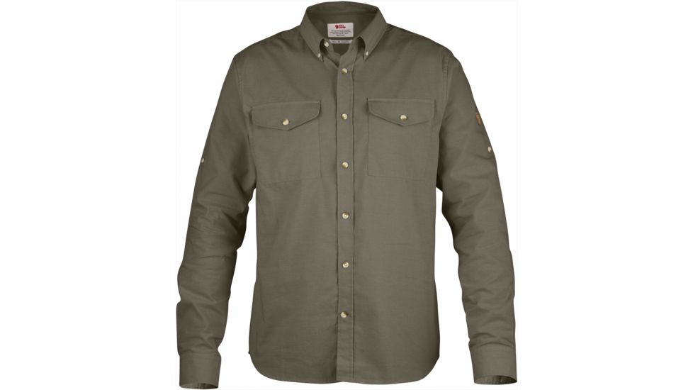Fjallraven Ovik Chambray Shirt - Men's-Tarmac-X-Large