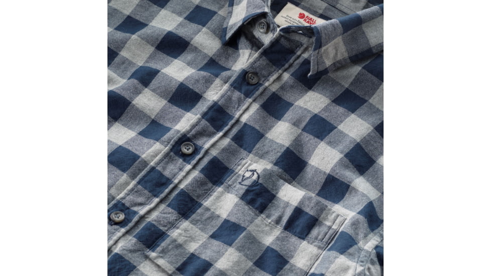 Fjallraven Ovik Check Shirt Long Sleeve - Mens, Night Sky, XXL, F81883-575-XXL
