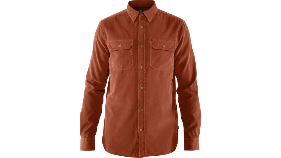 Fjallraven Ovik Cord Shirt - Mens, Autumn Leaf, Extra Large, F82977-215-XL
