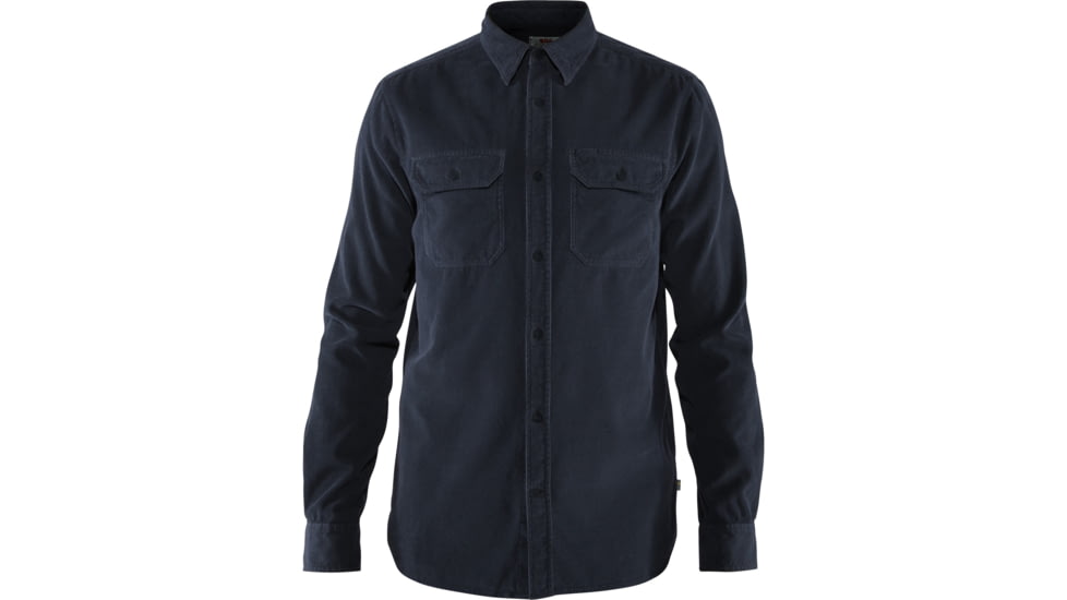 Fjallraven Ovik Cord Shirt - Mens, Dark Navy, Small, F82977-555-S