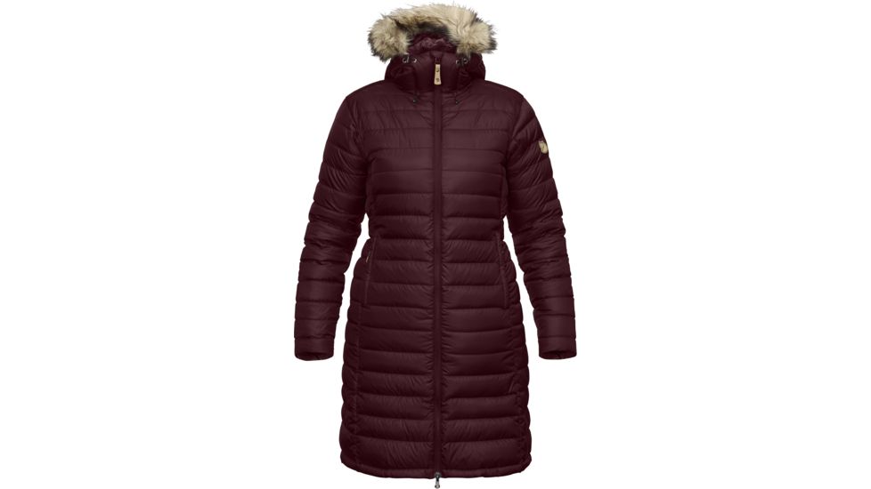 Fjallraven Ovik Down Parka - Women's-Dark Garnet-X-Small
