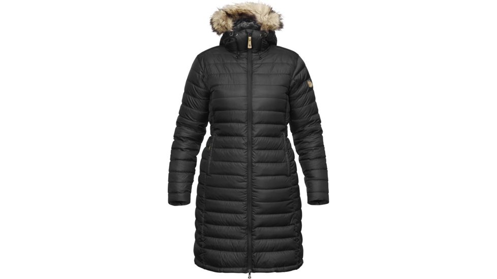 Fjallraven Ovik Down Parka - Womens, Black, Extra Small, F89736550XS
