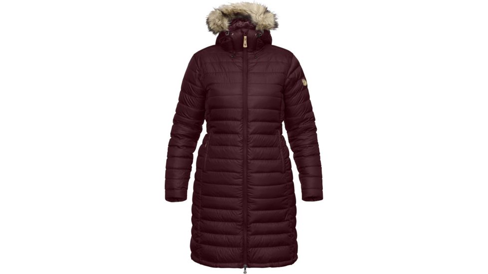 Fjallraven Ovik Down Parka - Womens, Dark Garnet, 2XS, F89736356XXS
