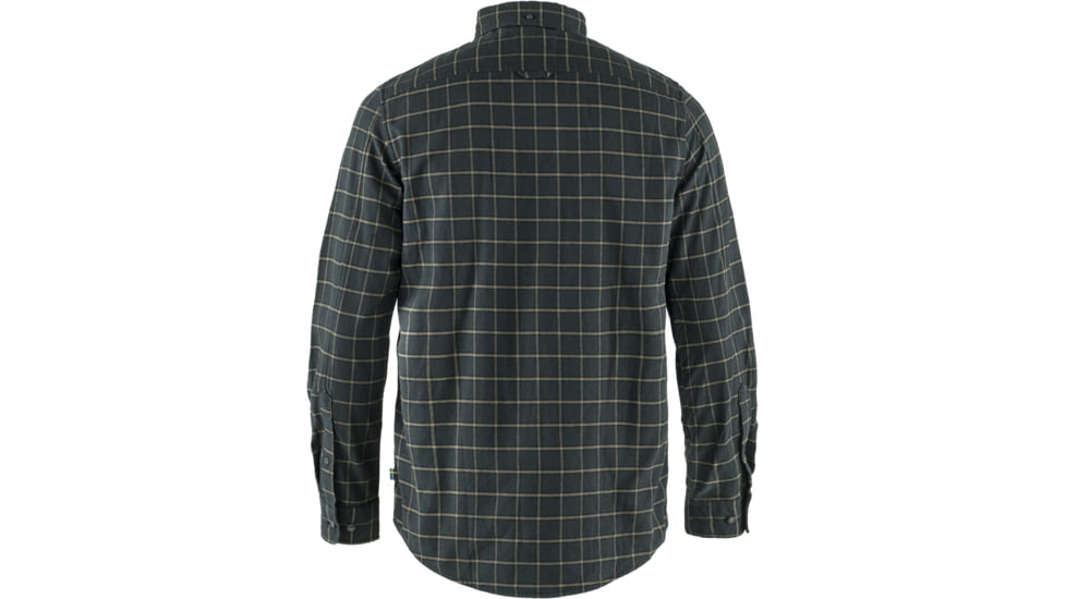 Fjallraven Ovik Flannel Shirt - Mens, Dark Grey, Extra Small, F82979-030-XS
