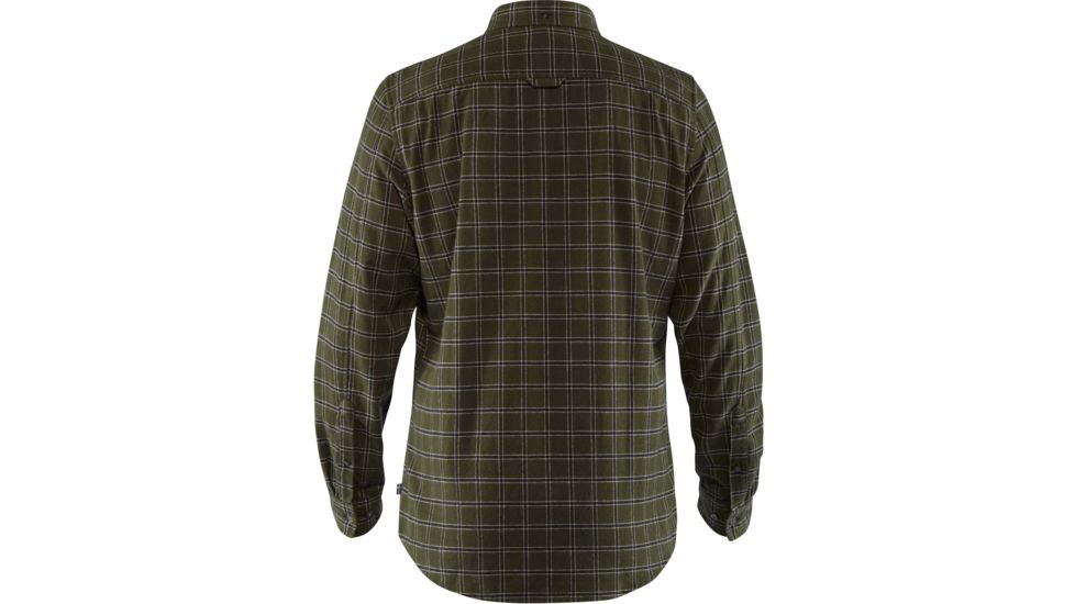 Fjallraven Ovik Flannel Shirt - Mens, Deep Forest, Large, F82979-662-L