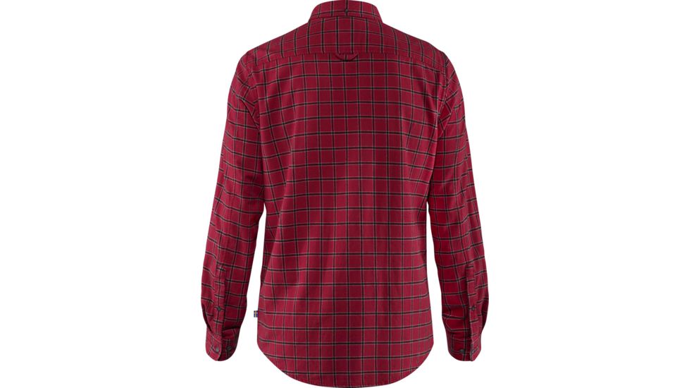 Fjallraven Ovik Flannel Shirt - Mens, Deep Red, Extra Large, F82979-325-XL