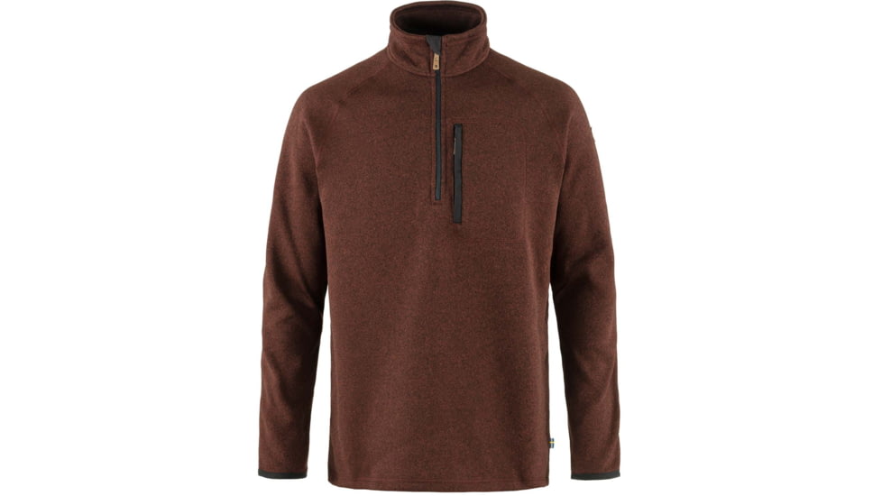 Fjallraven Ovik Fleece Half Zip - Mens, Autumn Leaf, Large, F87154-215-L